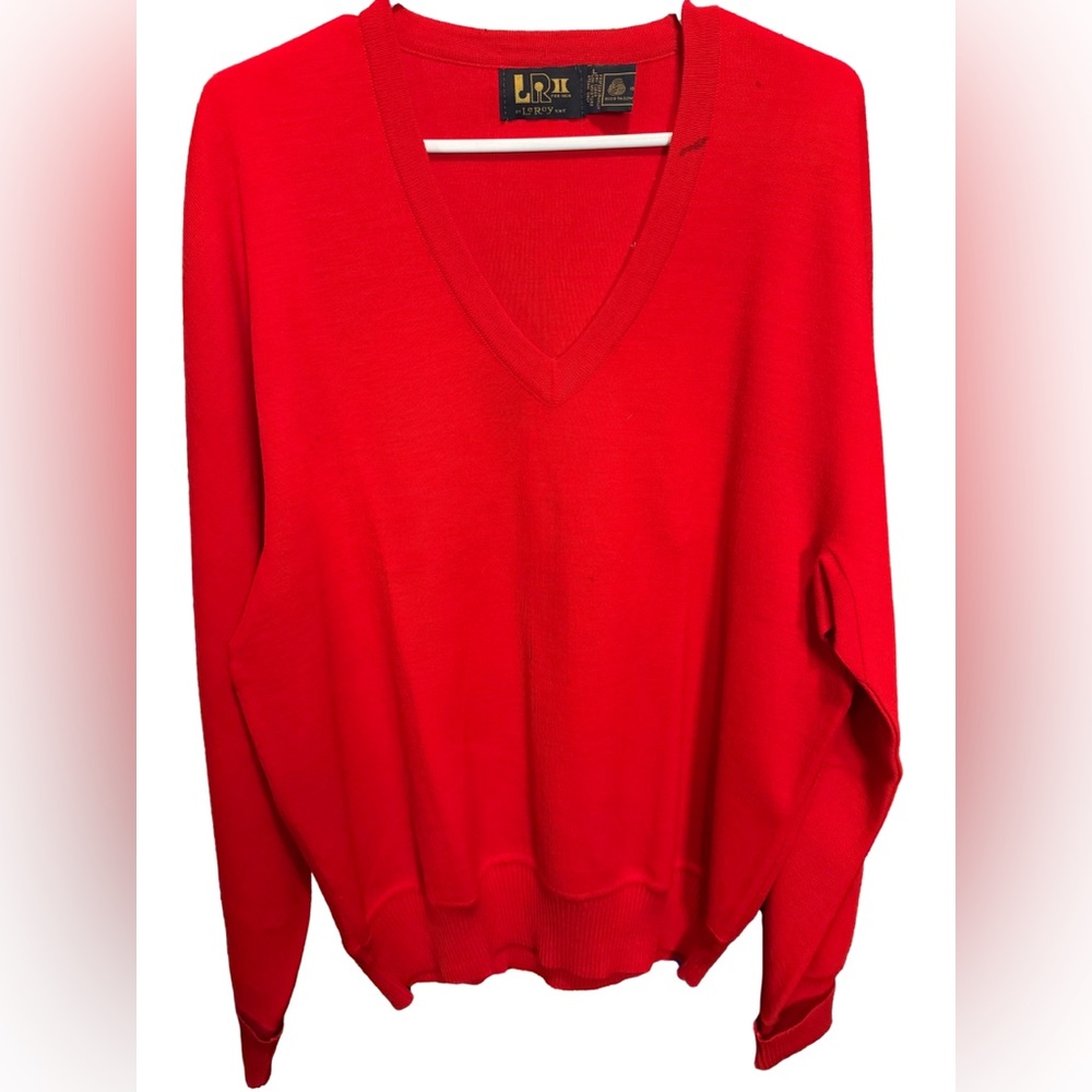 VTG Leroy Cherry Red Cardigan
